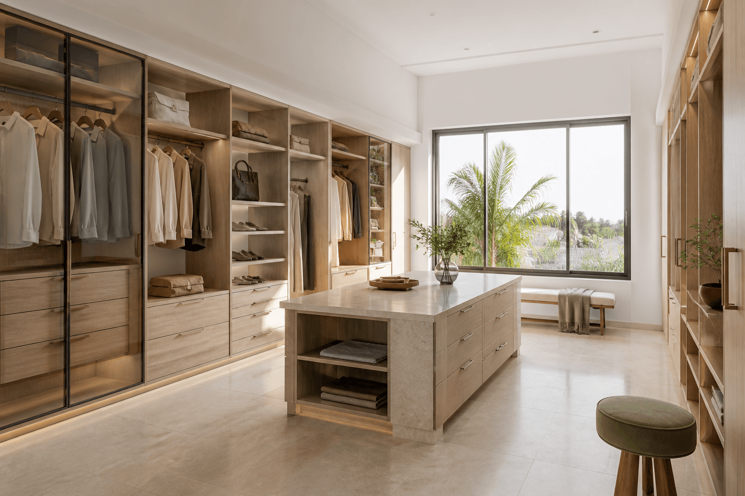 Walk-in closets design concept